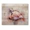 Designart - Portrait of Pink Flamingo III - Farmhouse Print on Natural Pine Wood
